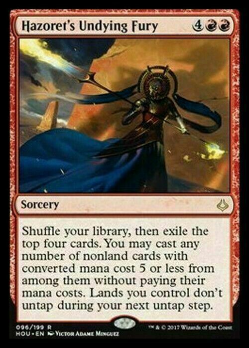 Hazoret's Undying Fury ~ Hour of Devastation [ EX ] [ Magic MTG ]