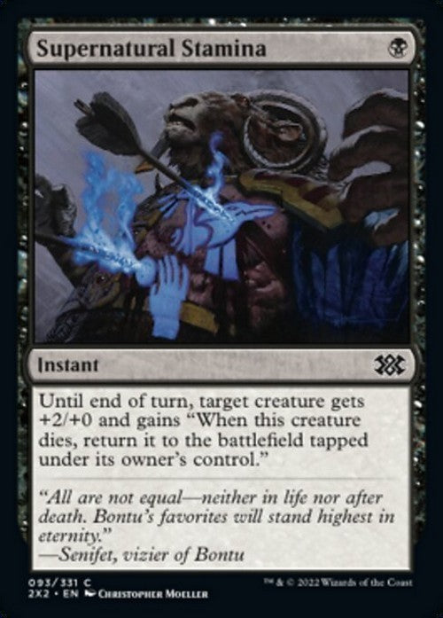 Supernatural Stamina ~ Double Masters 2022 [ NM ] [ Magic MTG ]