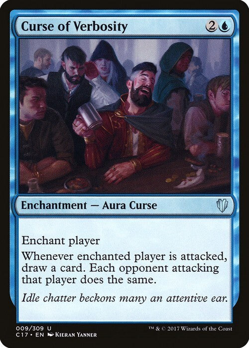 Curse of Verbosity ~ Commander 2017 [ EX ] [ Magic MTG ]