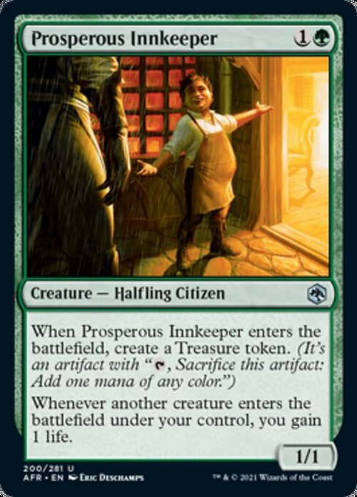 Prosperous Innkeeper ~ Adventures in the Forgotten Realms [ NM ] [ MTG ]
