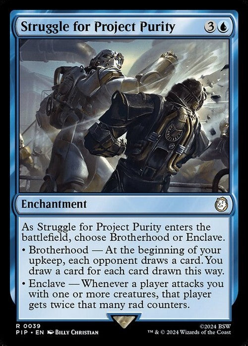 Struggle for Project Purity ~ Commander: Fallout [ NM ] [ Magic MTG ]