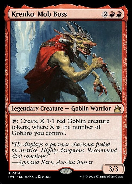 Krenko, Mob Boss ~ Ravnica Remastered [ NM ] [ Magic MTG ]