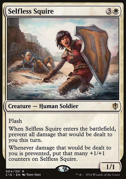 Selfless Squire ~ Commander 2016 [ EX ] [ Magic MTG ]