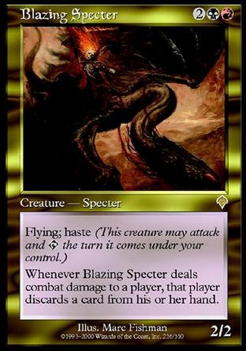 Blazing Specter ~ Invasion [ EX ] [ Magic MTG ]