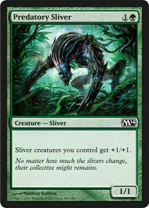 Predatory Sliver ~ Magic 2014 [ EX ] [ Magic MTG ]