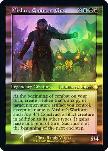 FOIL Mishra, Eminent One ~ Commander: The Brothers' War [ NM ] [ MTG ]