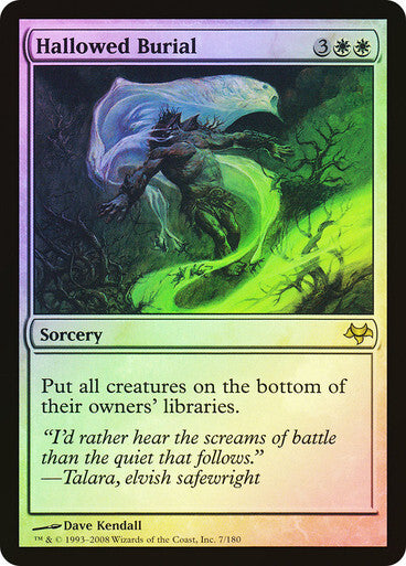 FOIL Hallowed Burial ~ Eventide [ EX ] [ Magic MTG ]