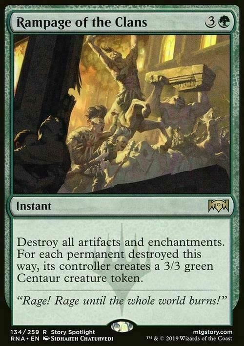 Rampage of the Clans ~ Ravnica Allegiance [ NM ] [ Magic MTG ]