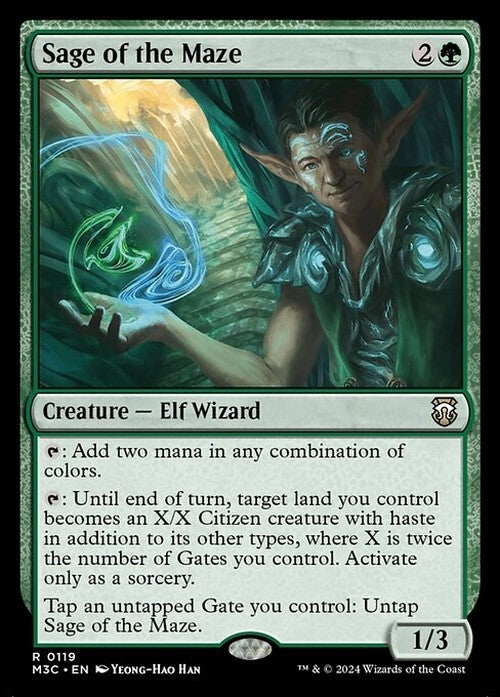 Sage of the Maze ~ Commander: Modern Horizons 3 [ NM ] [ Magic MTG ]
