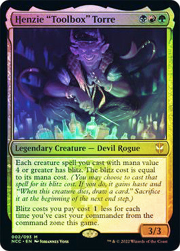 FOIL Henzie "Toolbox" Torre ~ Commander: Streets of New Capenna [ NM ] [ MTG ]