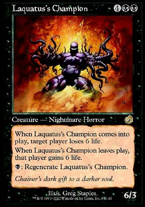 Laquatus's Champion ~ Torment [ EX ] [ Magic MTG ]
