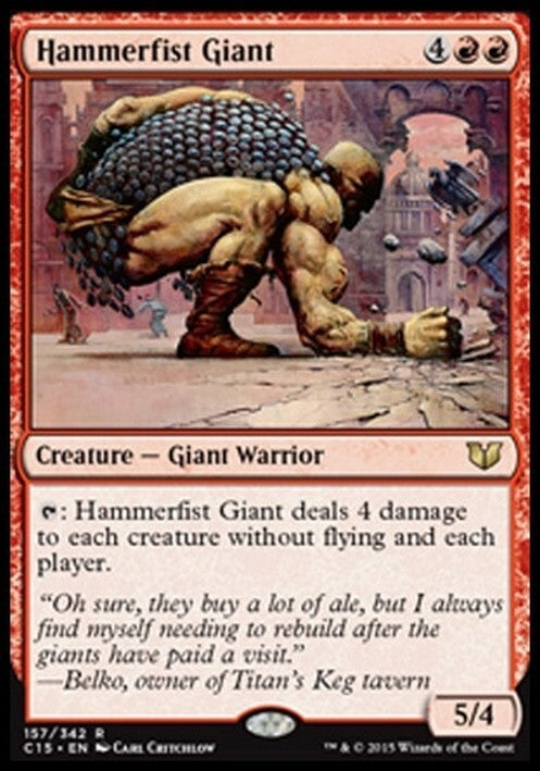 Hammerfist Giant ~ Commander 2015 [ EX ] [ Magic MTG ]