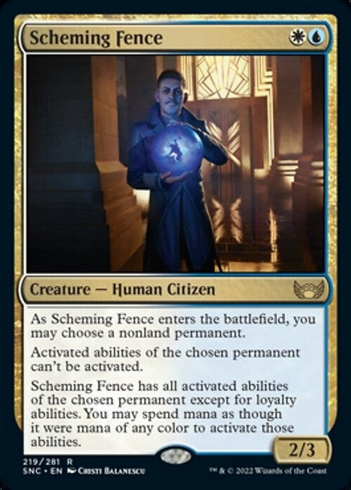 Scheming Fence ~ Streets of New Capenna [ NM ] [ Magic MTG ]