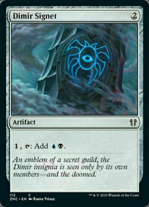 Dimir Signet ~ Commander: Zendikar Rising [ NM ] [ Magic MTG ]