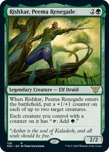 Rishkar, Peema Renegade ~ Commander: Kamigawa: Neon Dynasty [ NM ]