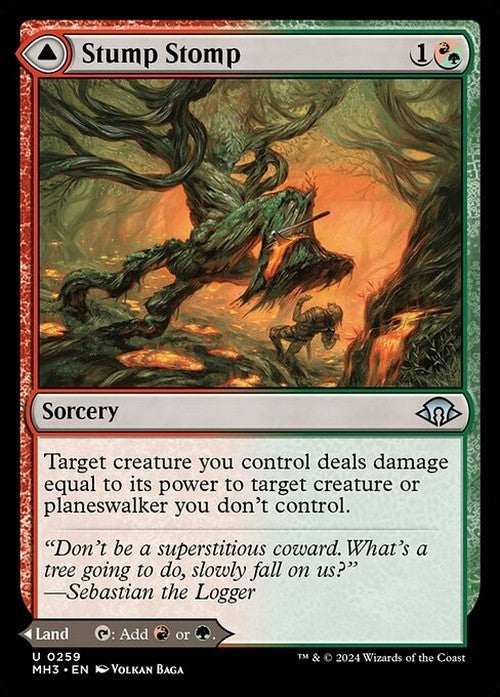 Stump Stomp / Burnwillow Clearin ~ Modern Horizons 3 [ NM ] [ Magic MTG ]