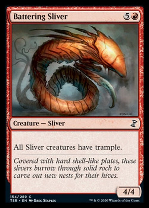 Battering Sliver ~ Time Spiral Remastered [ NM ] [ Magic MTG ]