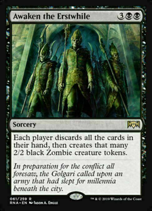 Awaken the Erstwhile ~ Ravnica Allegiance [ NM ] [ Magic MTG ]