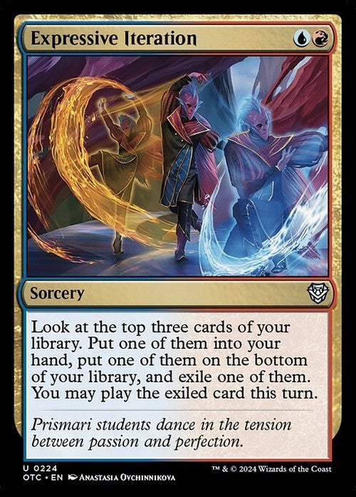 Expressive Iteration ~ Commander: Outlaws of Thunder Junction [ NM ] [ MTG ]