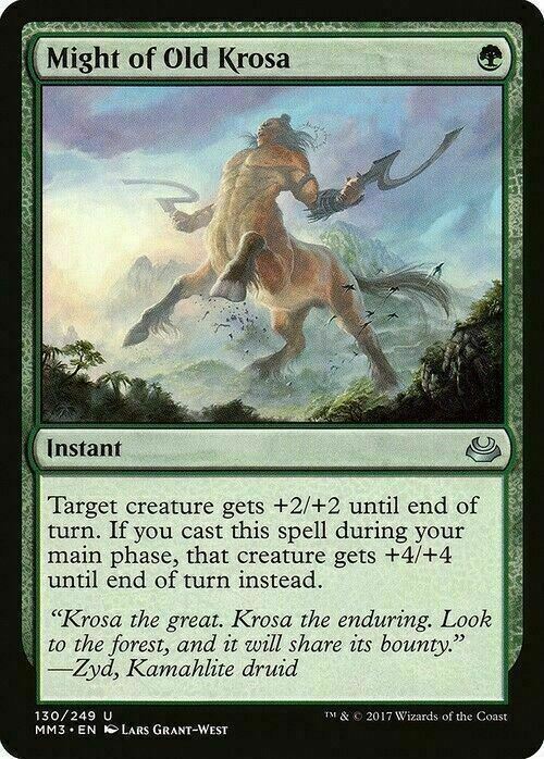 Might of Old Krosa ~ Modern Masters 2017 [ NM ] [ Magic MTG ]