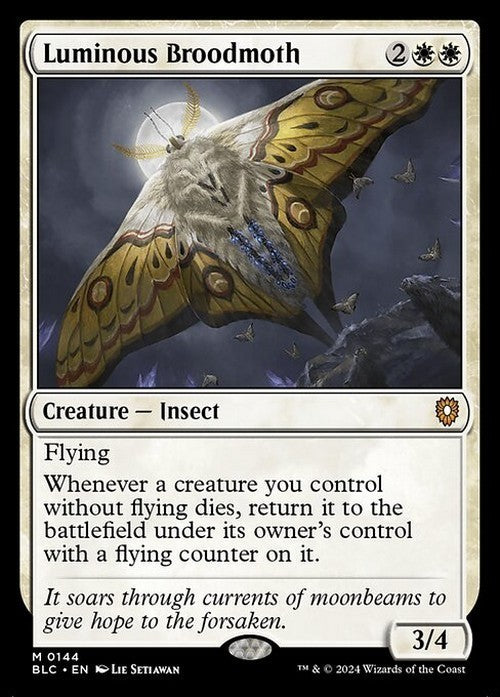 Luminous Broodmoth ~ Commander: Bloomburrow [ NM ] [ Magic MTG ]