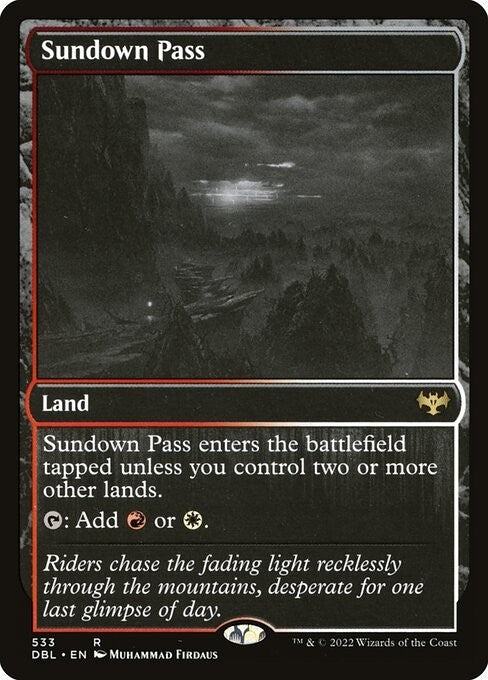 Sundown Pass ~ Double Feature [ NM ] [ Magic MTG ]
