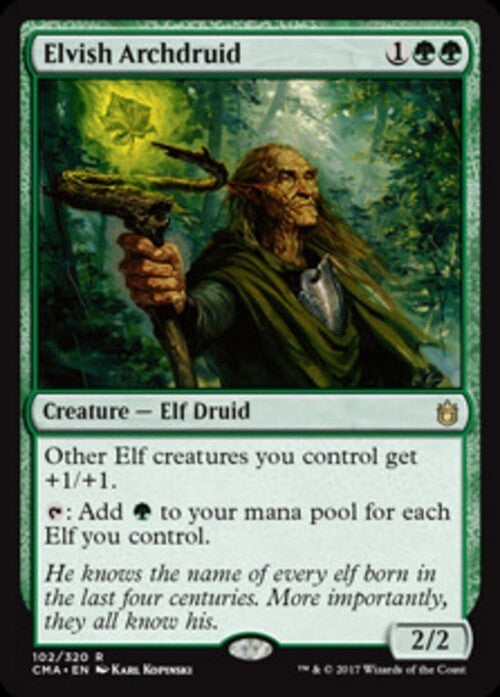 Elvish Archdruid ~ Commander Anthology 1 [ EX ] [ Magic MTG ]