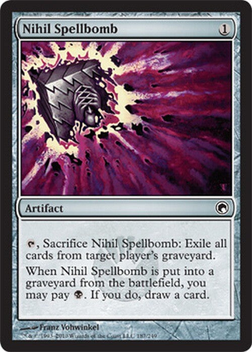 Nihil Spellbomb ~ Scars of Mirrodin [ EX ] [ Magic MTG ]