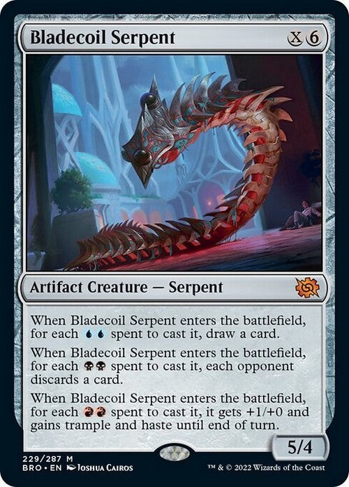 Bladecoil Serpent ~ The Brothers' War [ NM ] [ Magic MTG ]