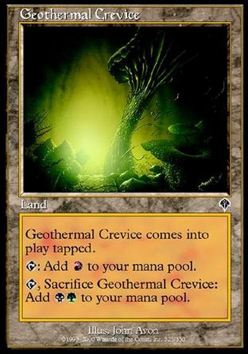Geothermal Crevice ~ Invasion [ EX ] [ Magic MTG ]