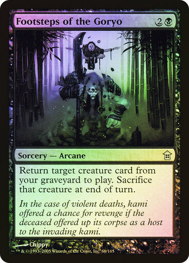 FOIL Footsteps of the Goryo ~ Saviors of Kamigawa [ EX ] [ Magic MTG ]