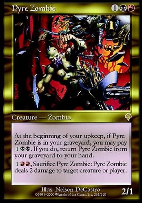 Pyre Zombie ~ Invasion [ EX ] [ Magic MTG ]