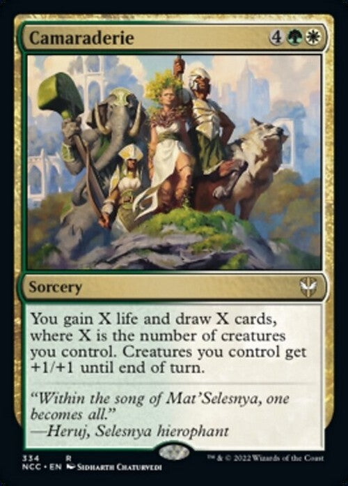 Camaraderie ~ Commander: Streets of New Capenna [ NM ] [ Magic MTG ]