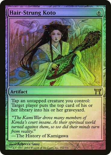 FOIL Hair-Strung Koto ~ Champions of Kamigawa [ EX ] [ Magic MTG ]