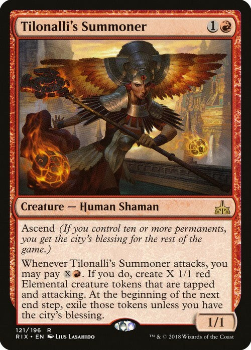 Tilonalli's Summoner ~ Rivals of Ixalan [ EX ] [ Magic MTG ]
