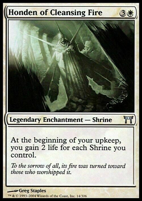Honden of Cleansing Fire ~ Champions of Kamigawa [ EX ] [ Magic MTG ]
