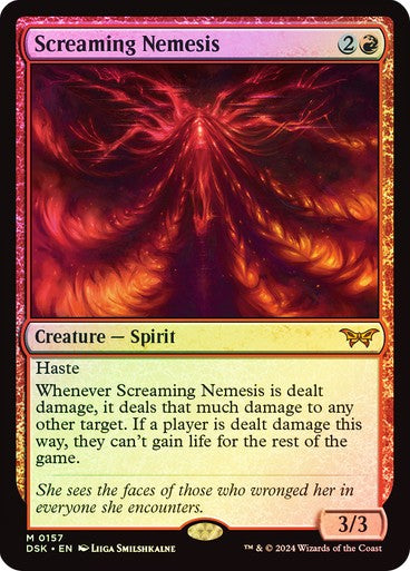 FOIL Screaming Nemesis ~ Duskmourn [ NM ] [ Magic MTG ]