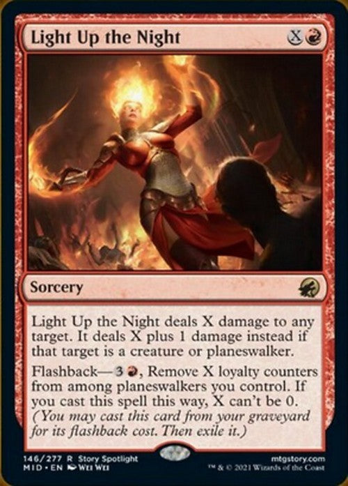 Light Up the Night ~ Midnight Hunt [ NM ] [ Magic MTG ]