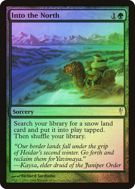 FOIL Into the North ~ Coldsnap [ PLAYED ] [ Magic MTG ]