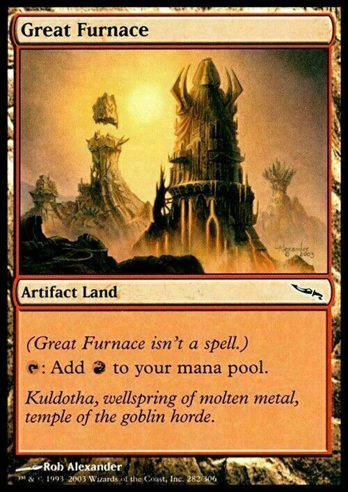 Great Furnace ~ Mirrodin [ PLAYED ] [ Magic MTG ]