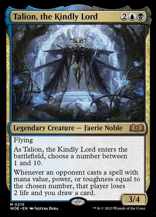 Talion, the Kindly Lord ~ Wilds of Eldraine [ NM ] [ Magic MTG ]