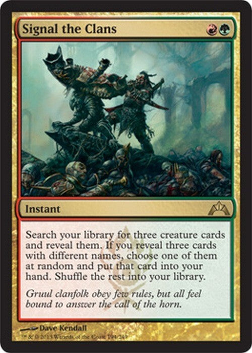 Signal the Clans ~ Gatecrash [ EX ] [ Magic MTG ]