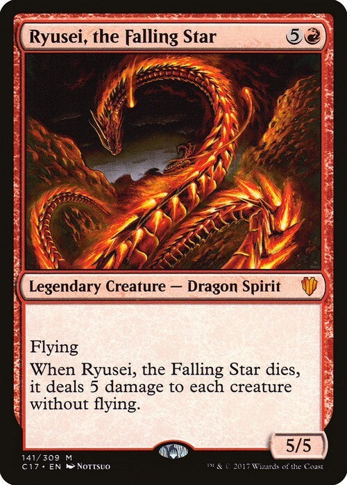 Ryusei, the Falling Star ~ Commander 2017 [ EX ] [ Magic MTG ]