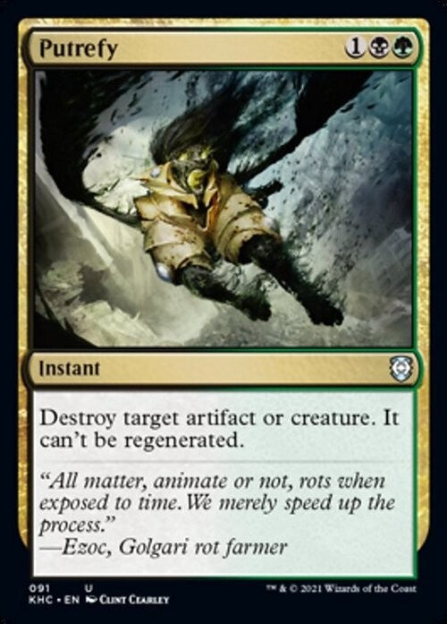 Putrefy ~ Commander: Kaldheim [ NM ] [ Magic MTG ]