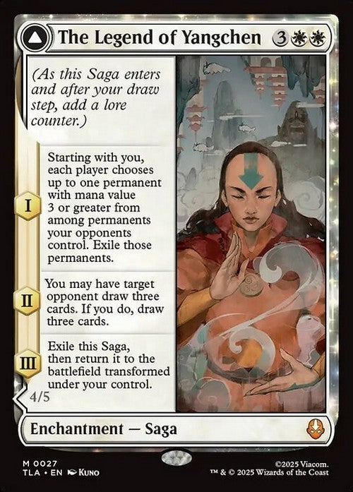 The Legend of Yangchen ~ Avatar: The Last Airbender [ NM ] [ Magic MTG ]