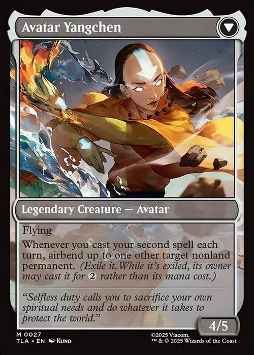 The Legend of Yangchen ~ Avatar: The Last Airbender [ NM ] [ Magic MTG ]