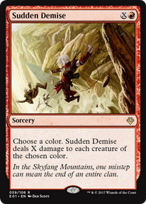 Sudden Demise ~ Archenemy: Nicol Bolas [ EX ] [ Magic MTG ]