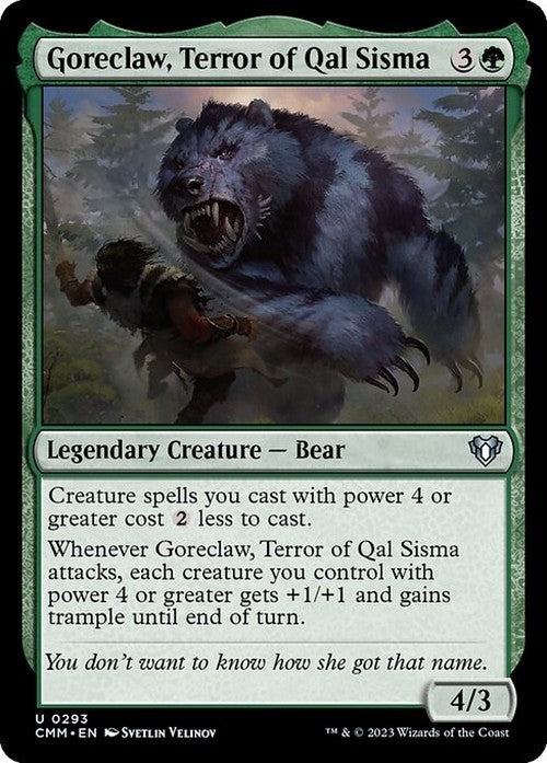 Goreclaw, Terror of Qal Sisma ~ Commander Masters [ NM ] [ Magic MTG ]