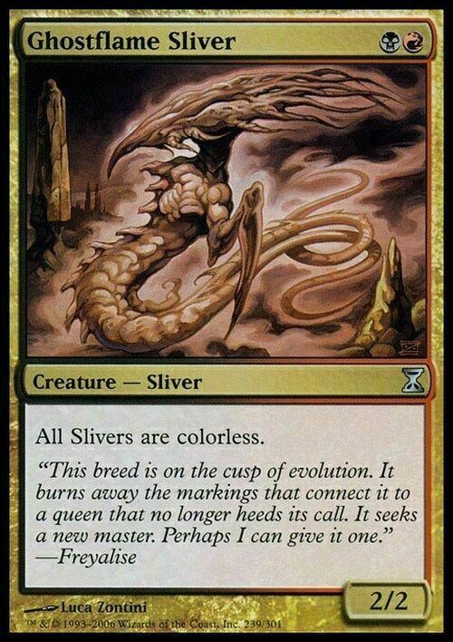 Ghostflame Sliver ~ Time Spiral [ EX ] [ Magic MTG ]