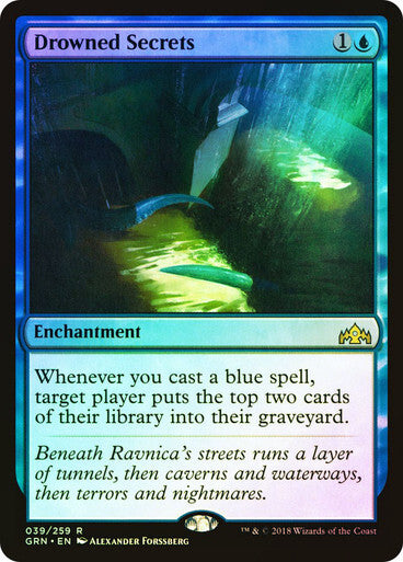 FOIL Drowned Secrets ~ Guilds of Ravnica [ NM ] [ Magic MTG ]